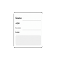 Basic profile form UI mockup for MagnoliaDate account setup