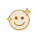 Smiley sticker icon representing sticker and media costs on MagnoliaDate