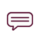 Chat bubble icon representing multiple communication formats on MagnoliaDate